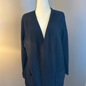 J. Jill Black Oversized Cashmere Sweater